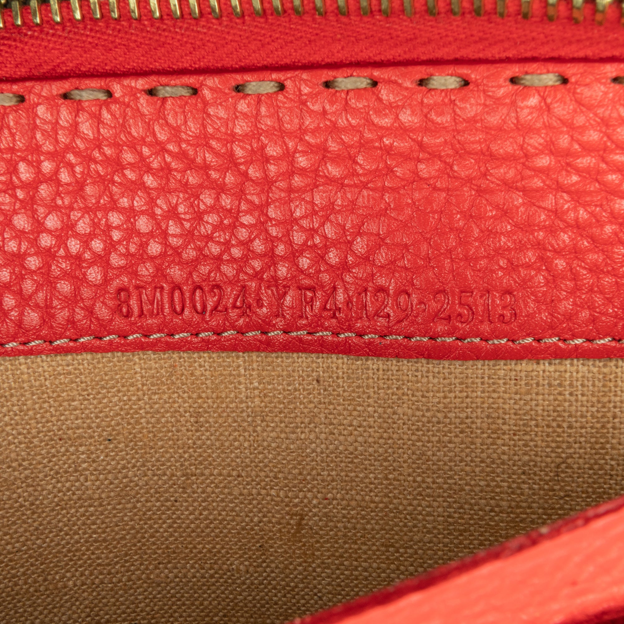 Leather Selleria Zip Around Long Wallet