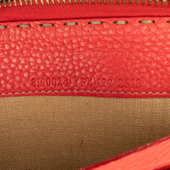 Leather Selleria Zip Around Long Wallet