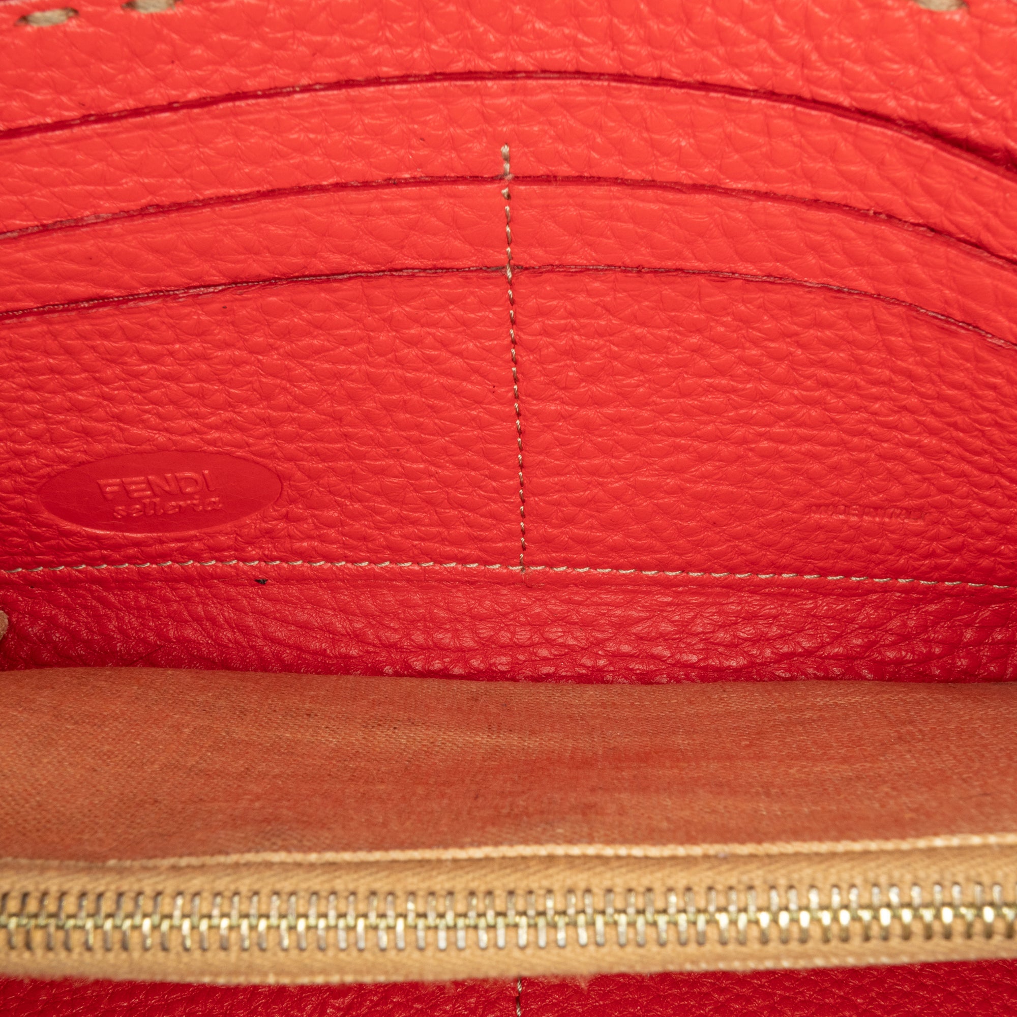 Leather Selleria Zip Around Long Wallet