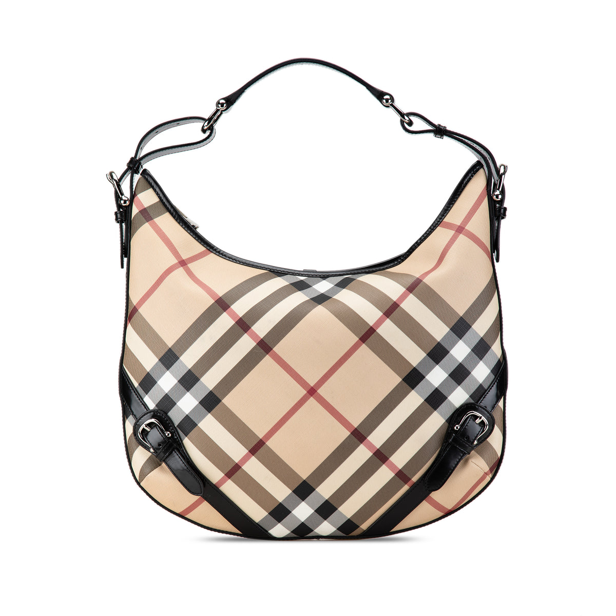 Supernova Check Coated Canvas Hobo