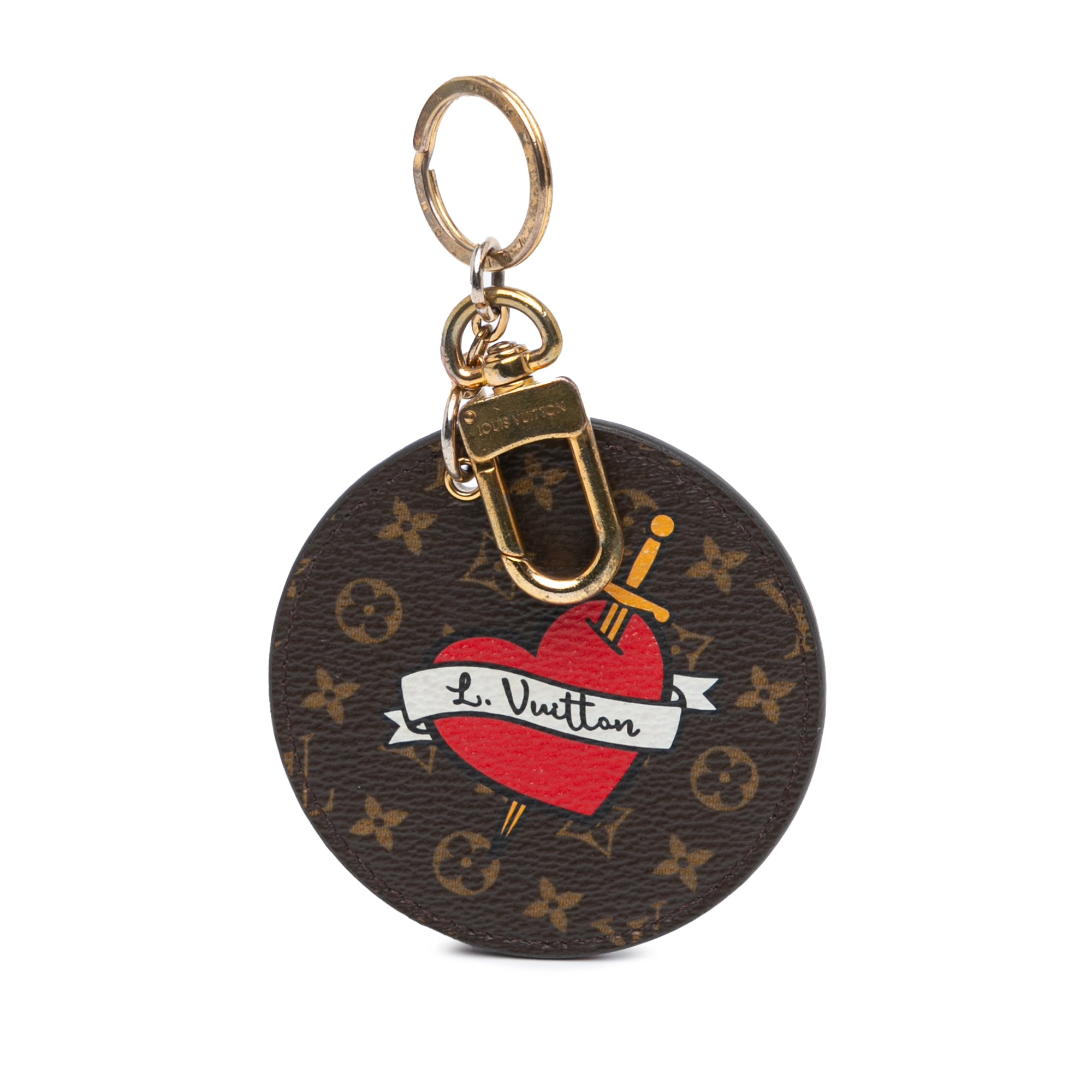 Monogram Stories Bag Charm Key Holder