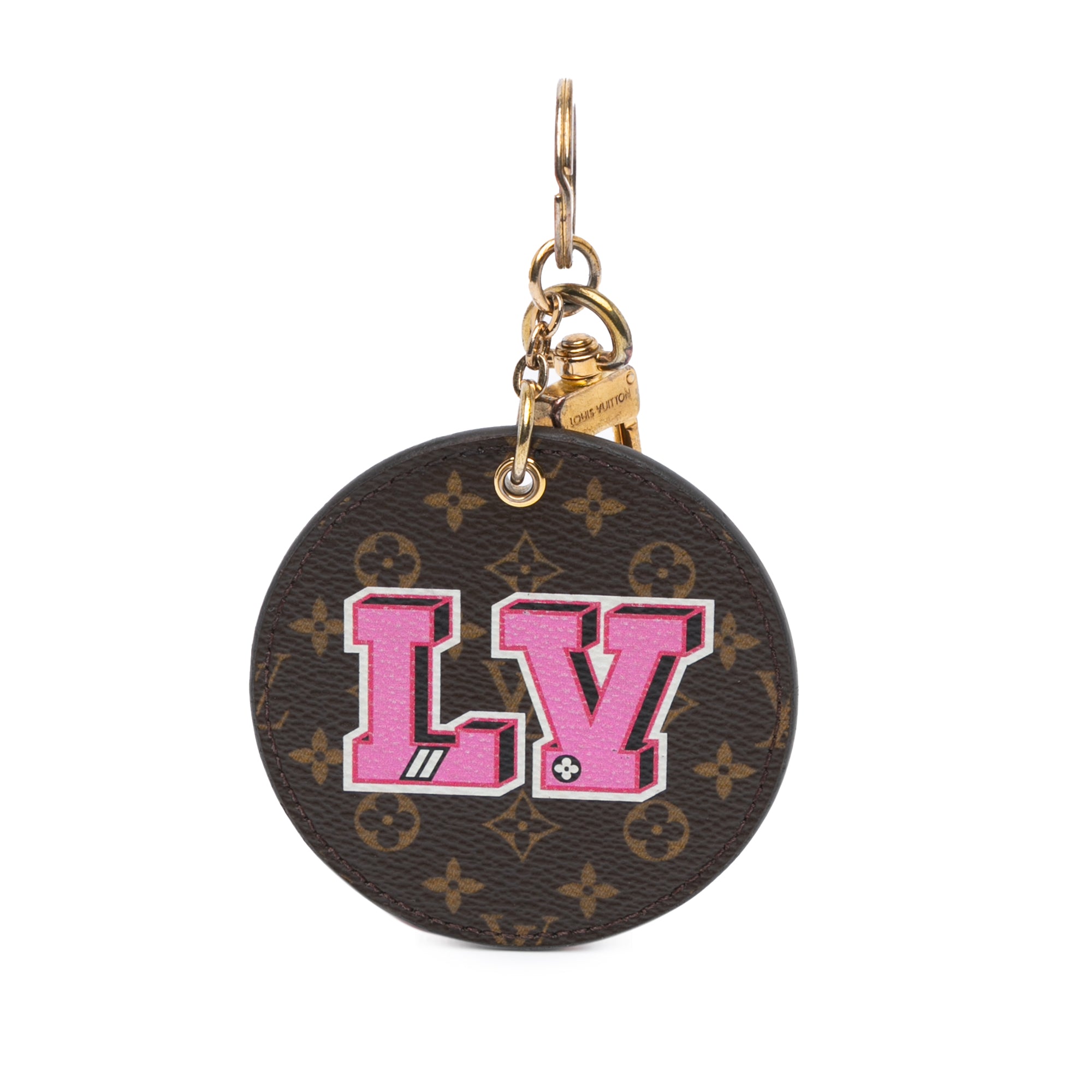 Monogram Stories Bag Charm Key Holder