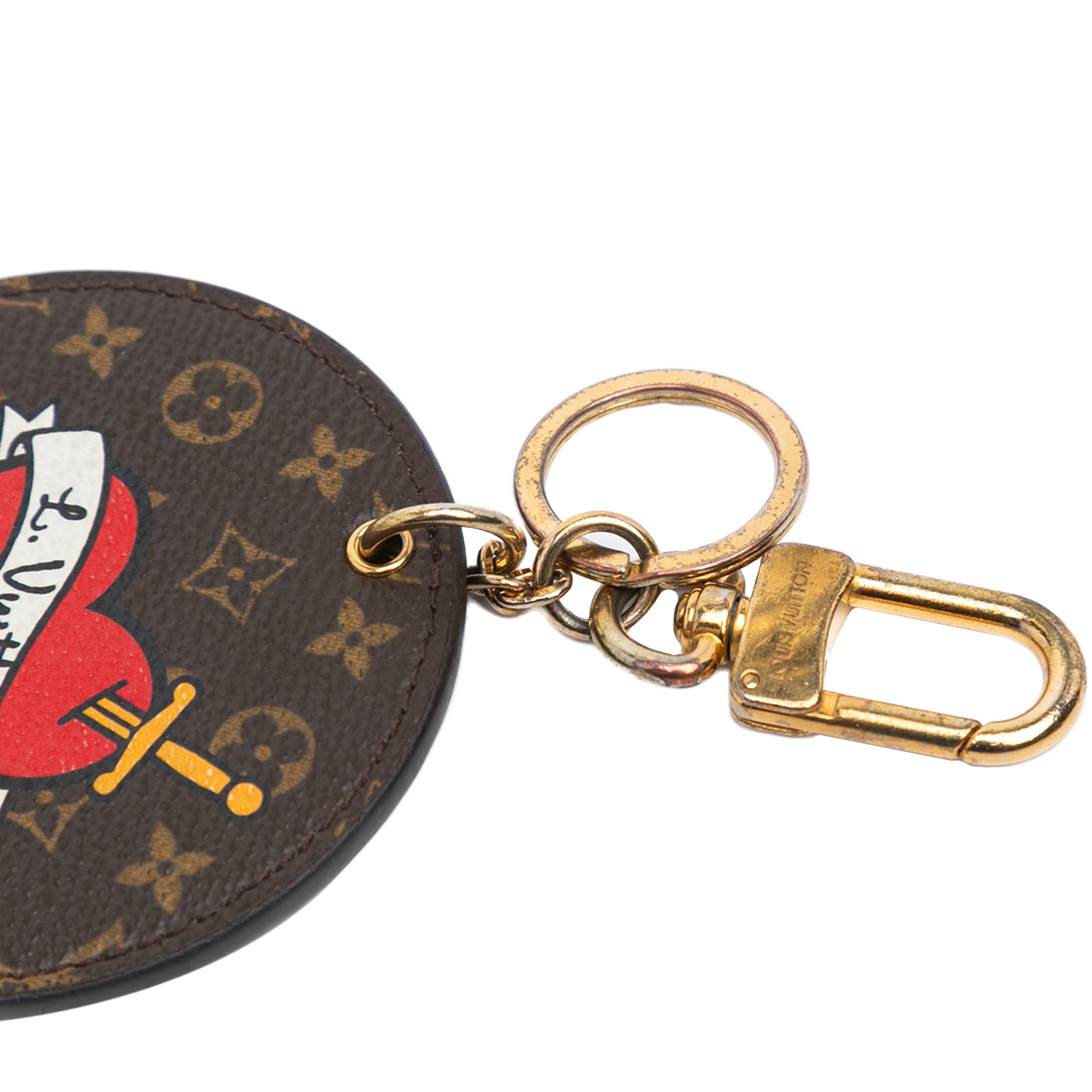 Monogram Stories Bag Charm Key Holder