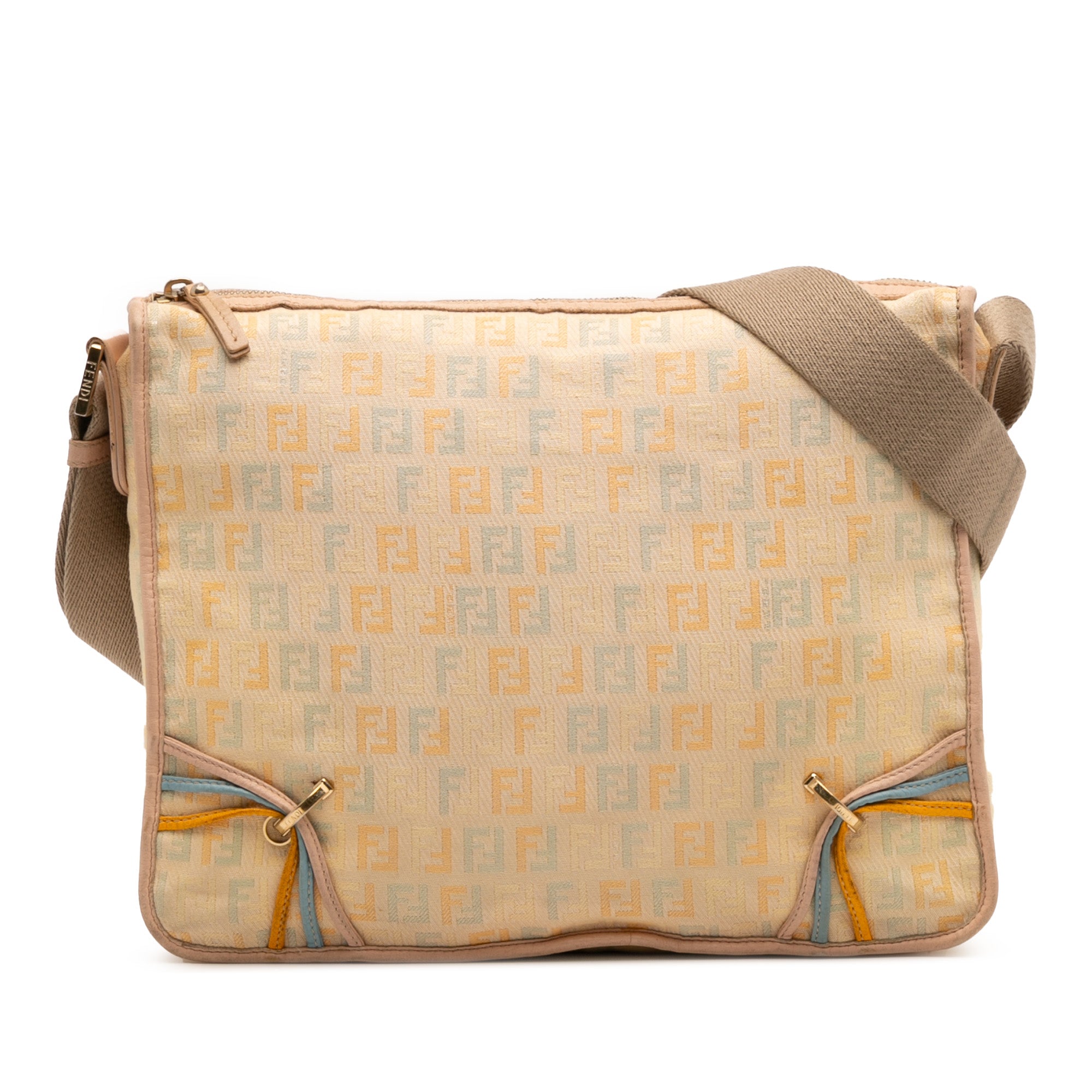 Zucchino Canvas F Charm Crossbody