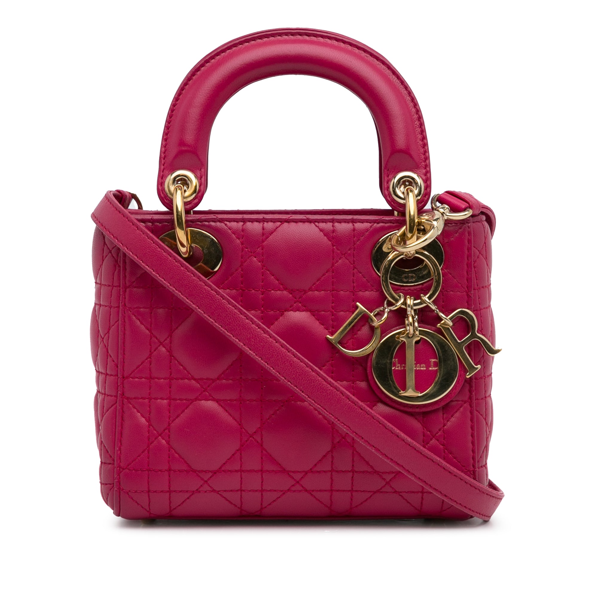 Mini Lambskin Cannage Lady Dior_0