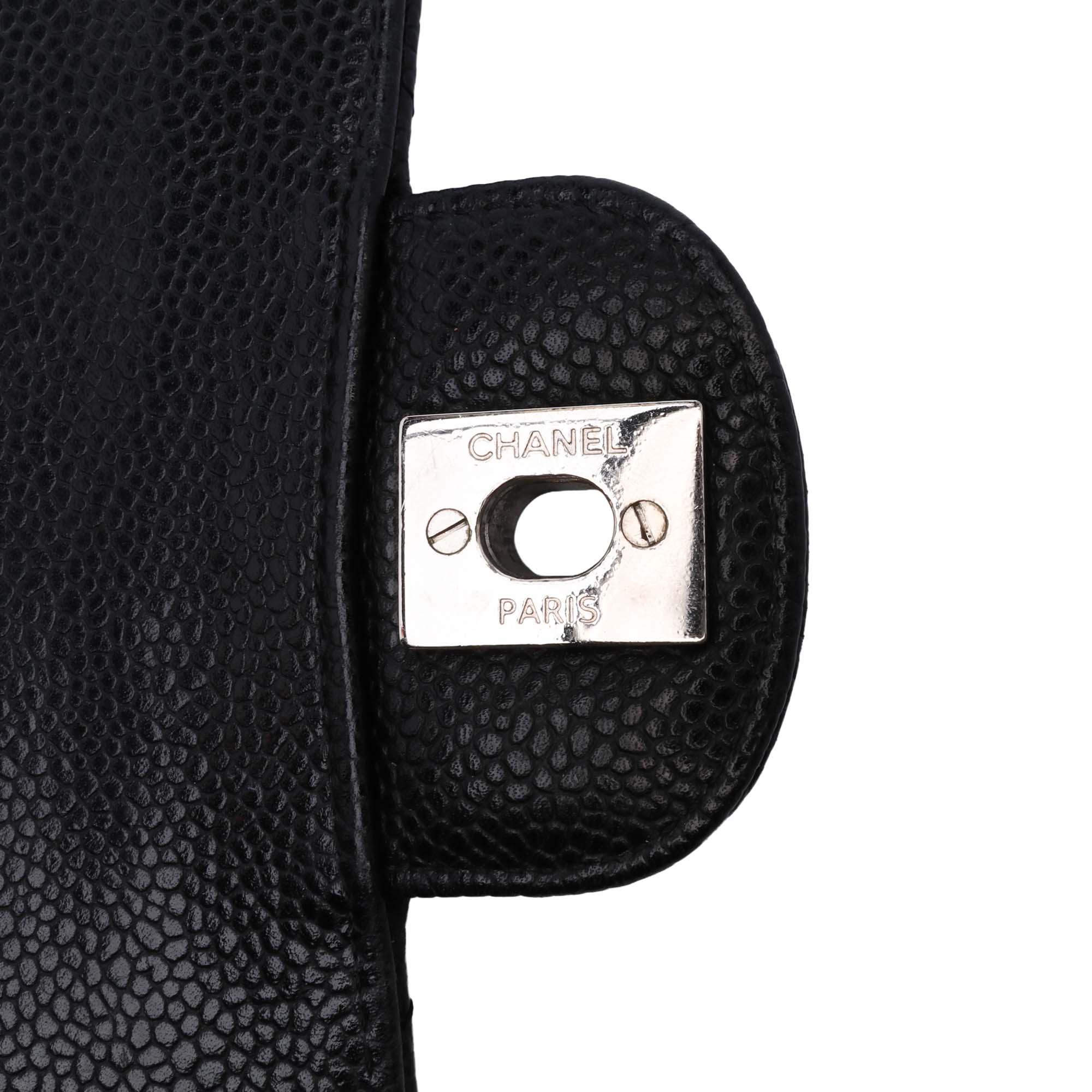Medium Classic Caviar Double Flap