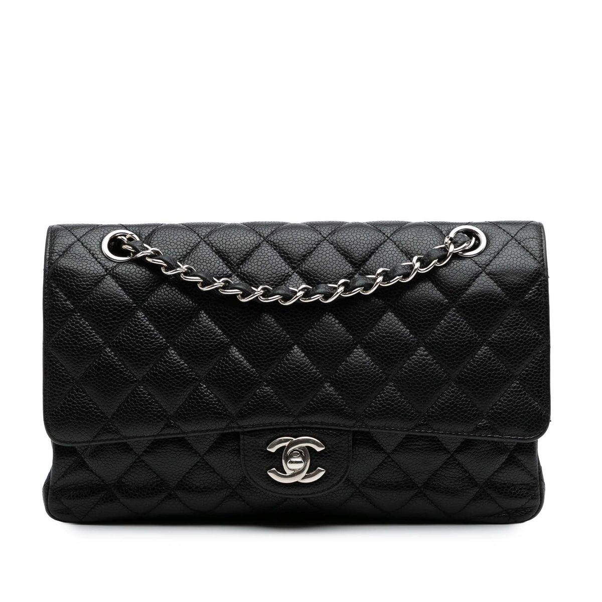 Medium Classic Caviar Double Flap