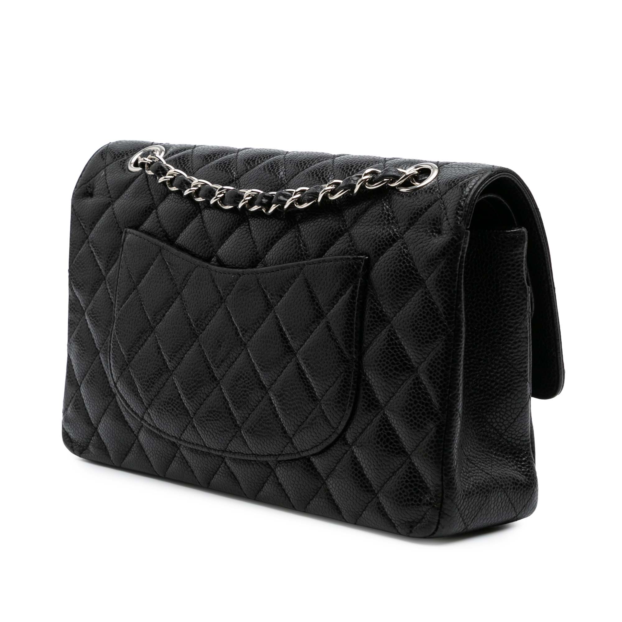 Medium Classic Caviar Double Flap