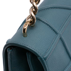Medium Grained Calfskin Diorama Satchel