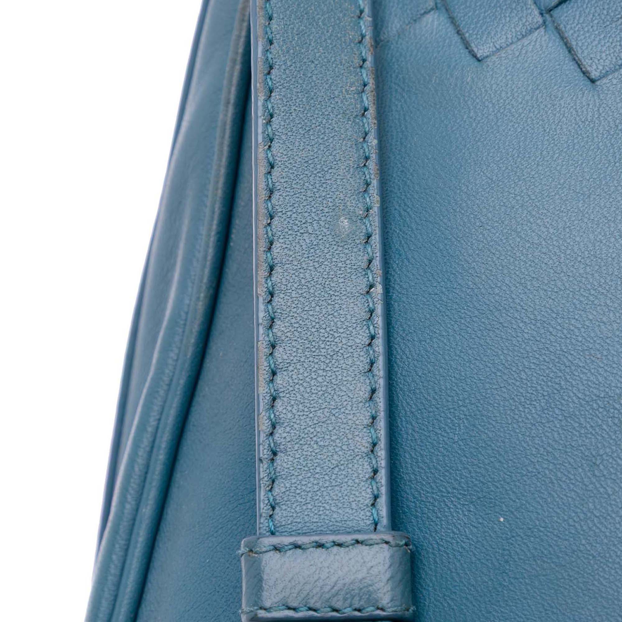 Intrecciato Trimmed Nappa Flap Crossbody