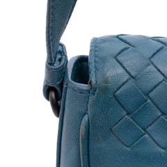 Intrecciato Trimmed Nappa Flap Crossbody