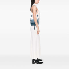 Intrecciato Trimmed Nappa Flap Crossbody