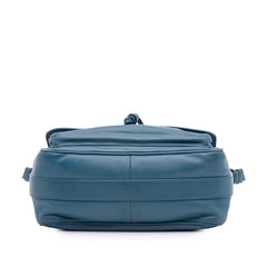 Intrecciato Trimmed Nappa Flap Crossbody