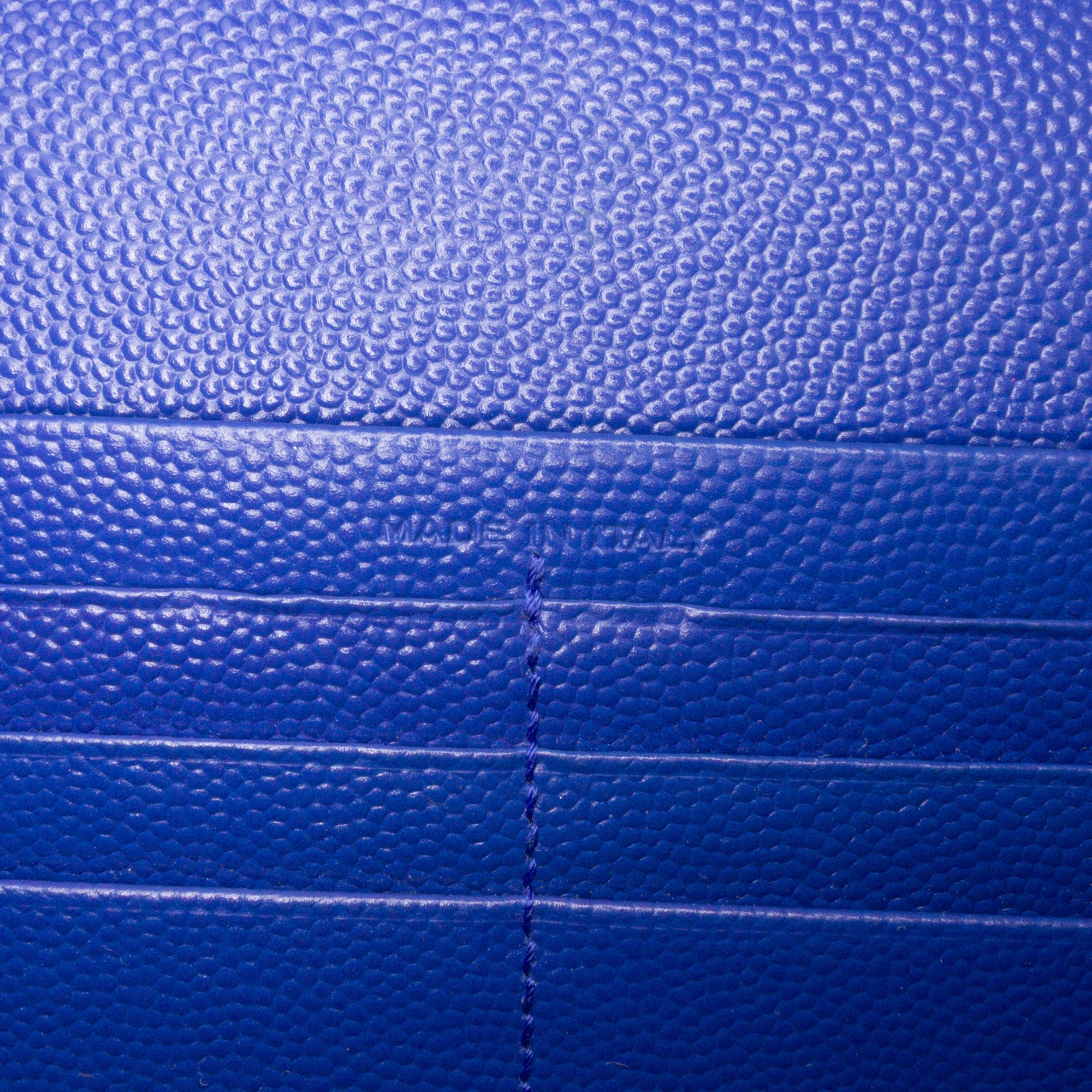 Grain De Poudre Matelasse Chevron Monogram Flap Wallet