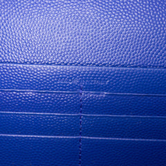 Grain De Poudre Matelasse Chevron Monogram Flap Wallet