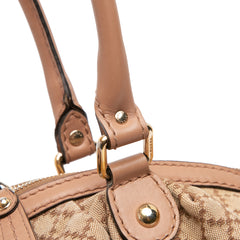 Diamante Canvas Sukey Satchel