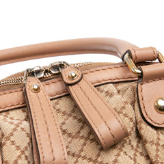 Diamante Canvas Sukey Satchel