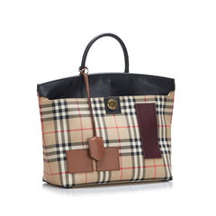 House Check Society Satchel