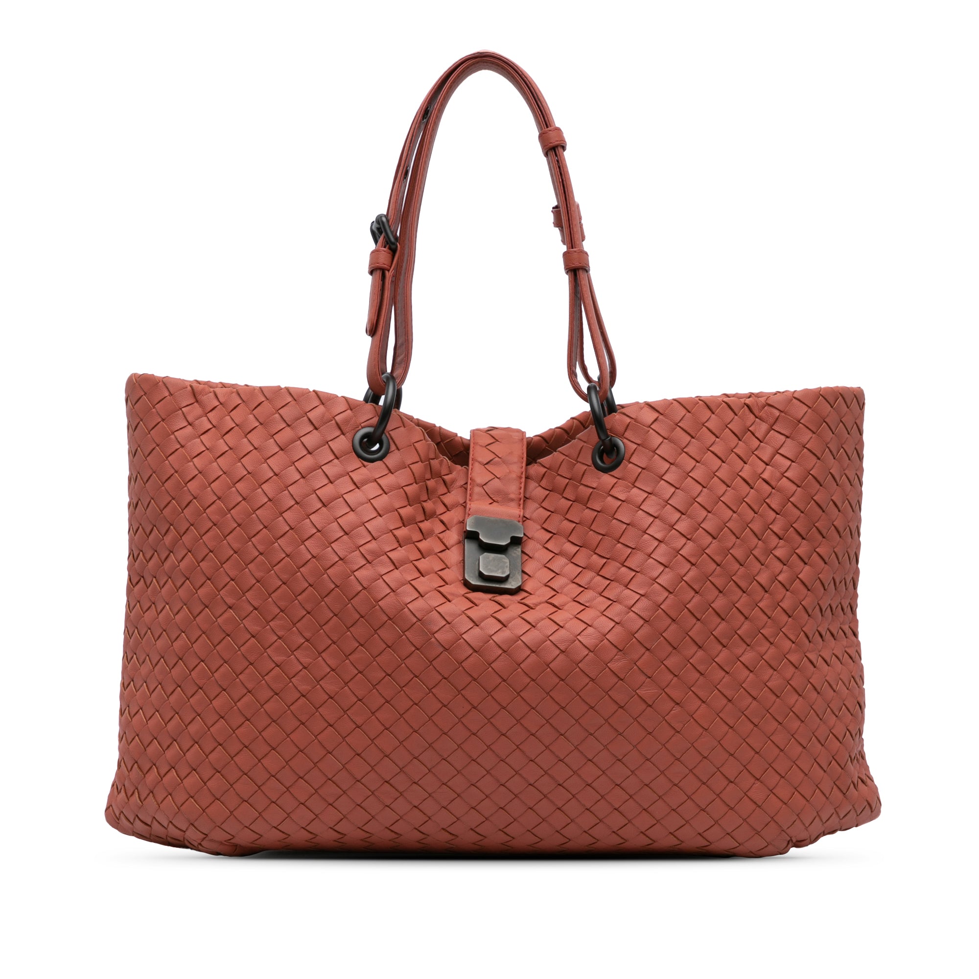 Large Nappa Intrecciato Capri Tote