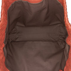 Large Nappa Intrecciato Capri Tote