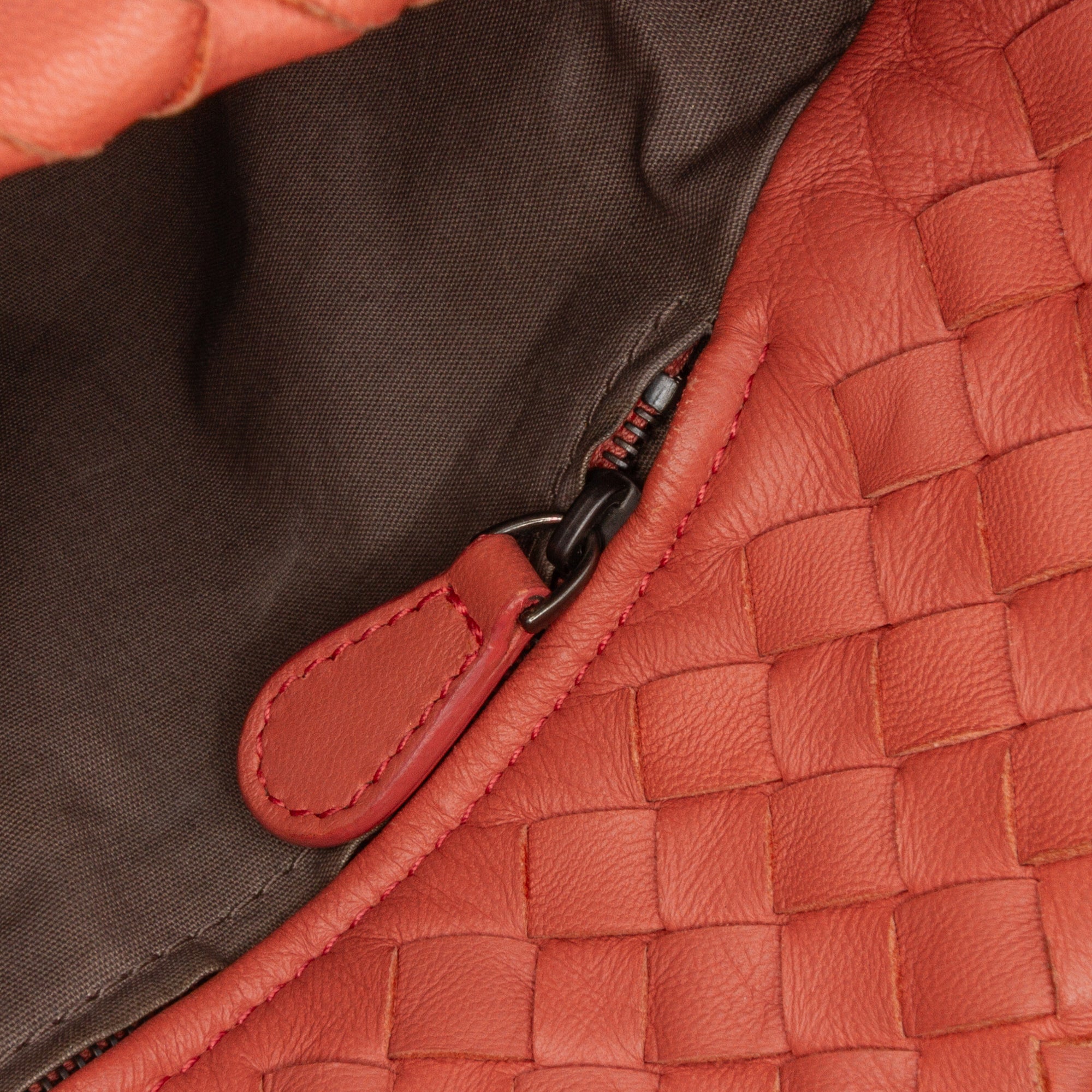 Large Nappa Intrecciato Capri Tote