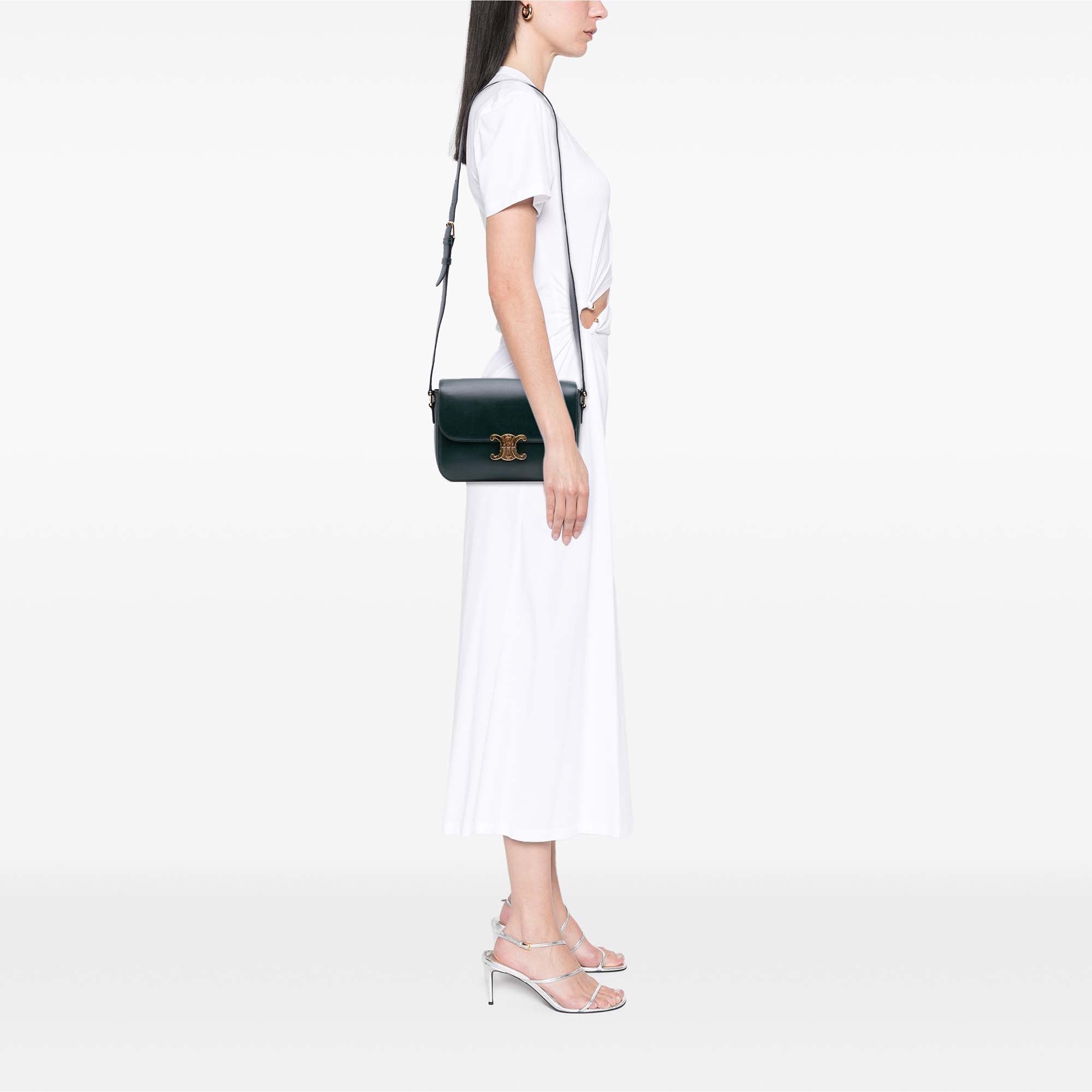 Classique Shiny Calfskin Triomphe Crossbody