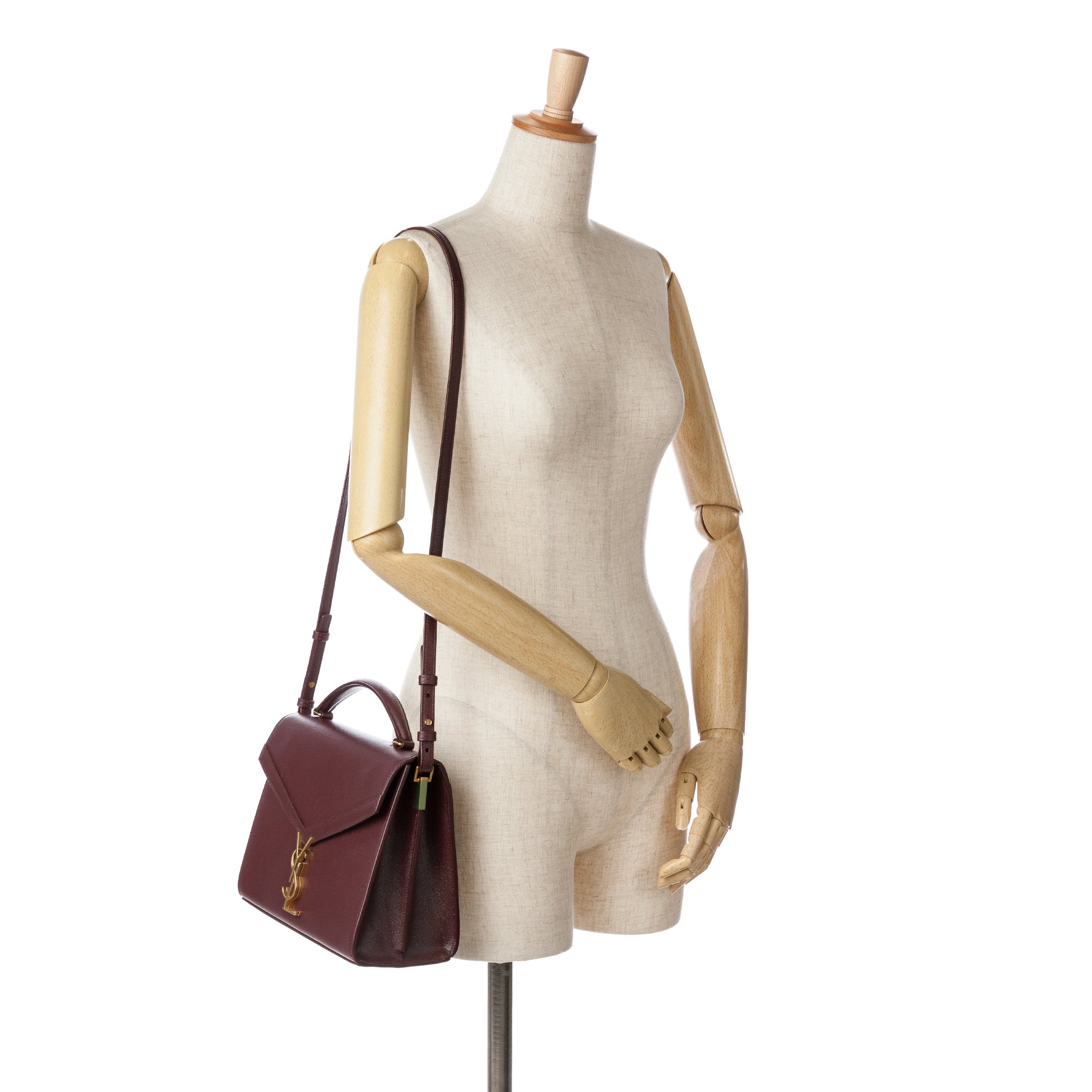 Medium Grain de Poudre Cassandra Top Handle Bag