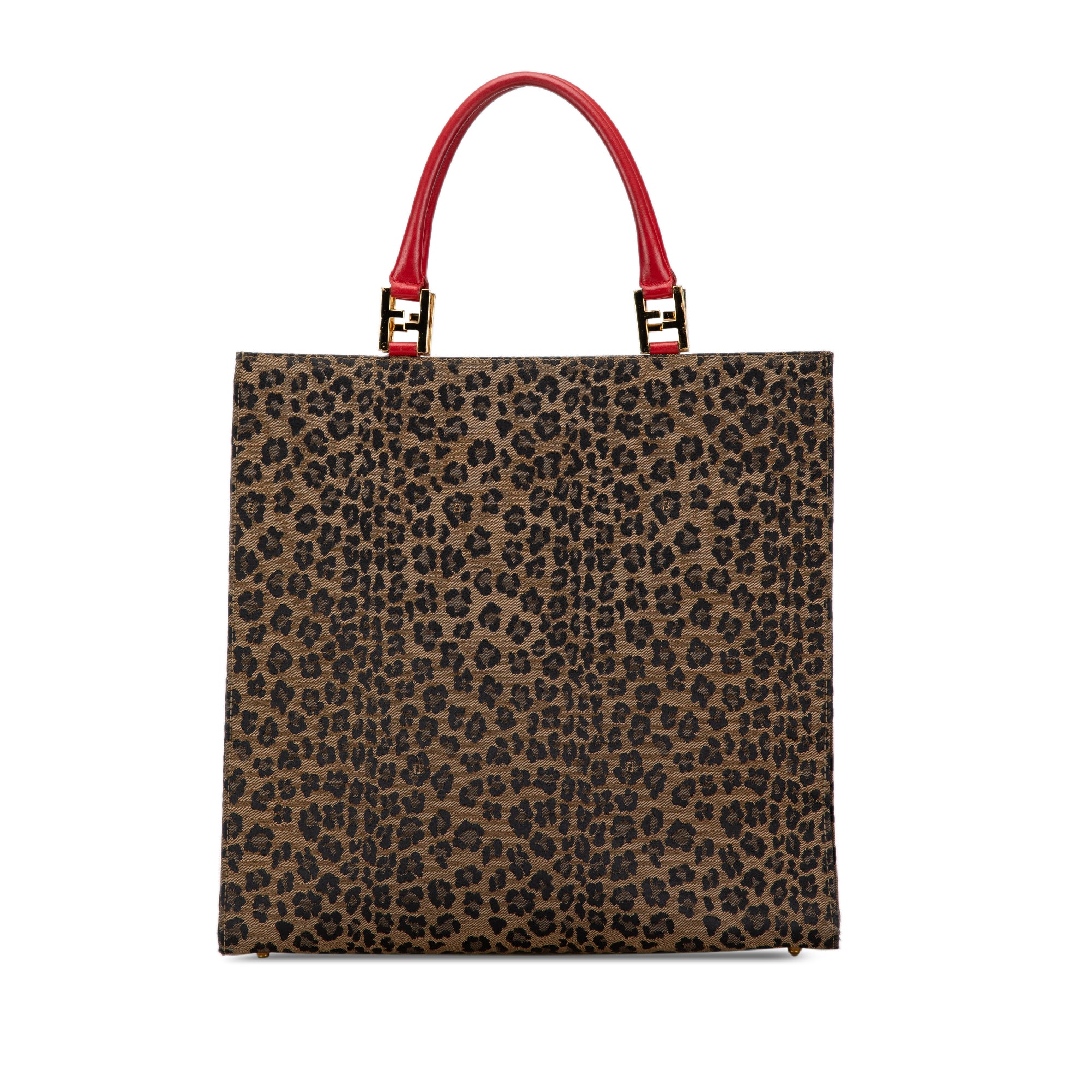 Leopard Print Canvas Tote