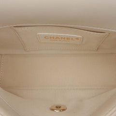 Medium Lambskin Twist Chain Enamel CC Flap