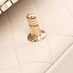 Medium Lambskin Twist Chain Enamel CC Flap