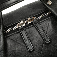 CC Chevron Quilted Lambskin Boston