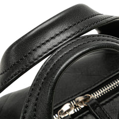 CC Chevron Quilted Lambskin Boston