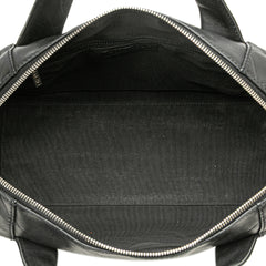 CC Chevron Quilted Lambskin Boston