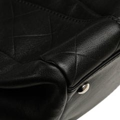 CC Chevron Quilted Lambskin Boston