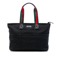 GG Canvas Web Tote