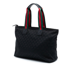 GG Canvas Web Tote