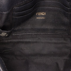 Mini Zucca Embossed Leather Baguette Satchel