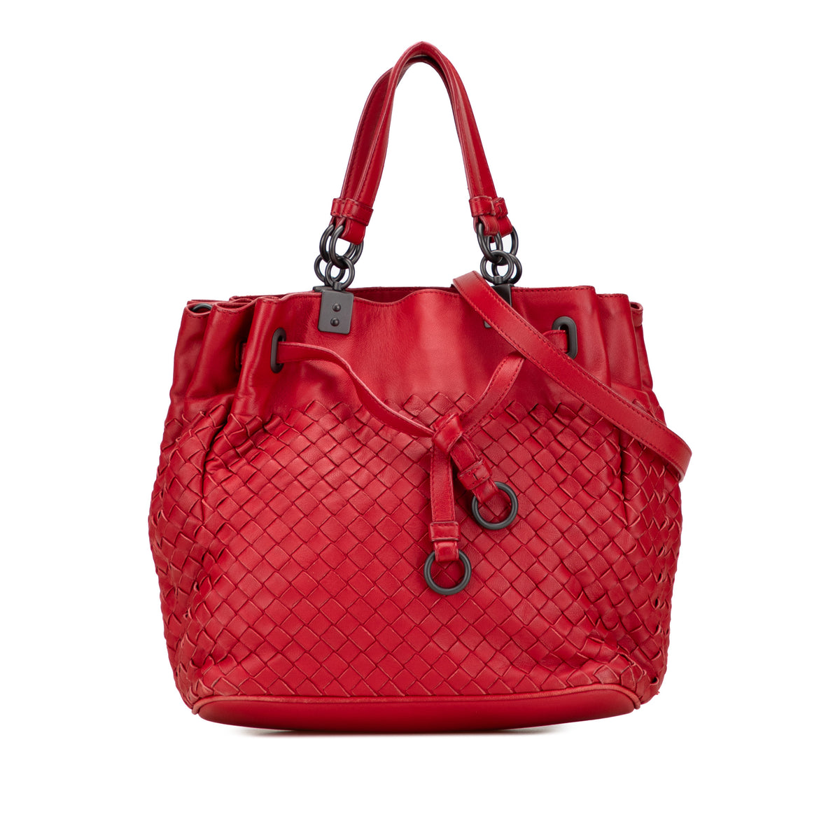 Nappa Intrecciato Bucket Bag