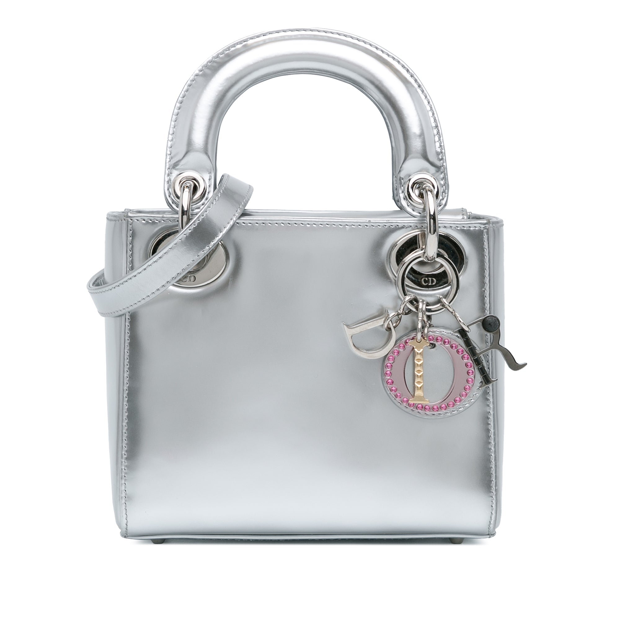 Mini Metallic Patent Lady Dior