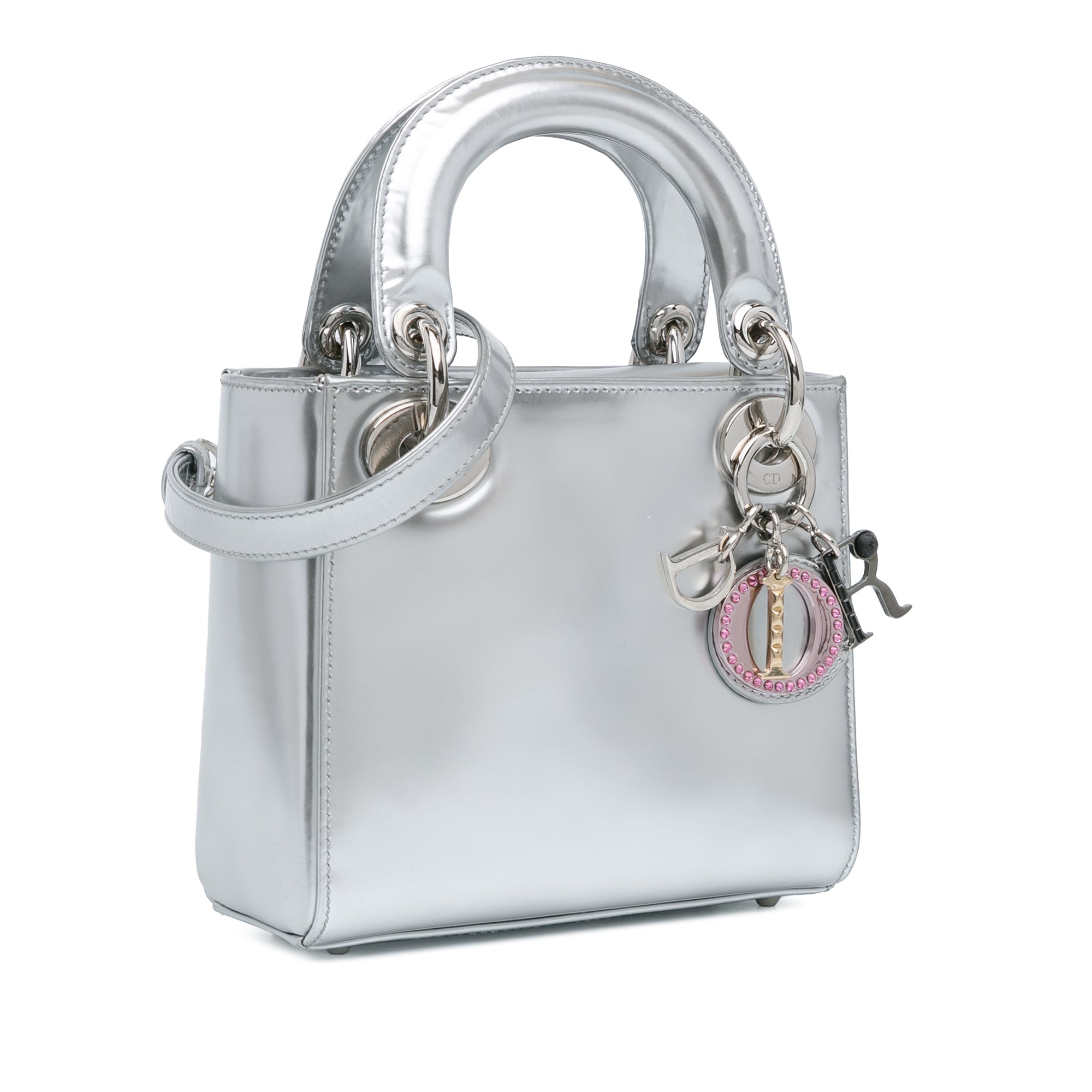 Mini Metallic Patent Lady Dior