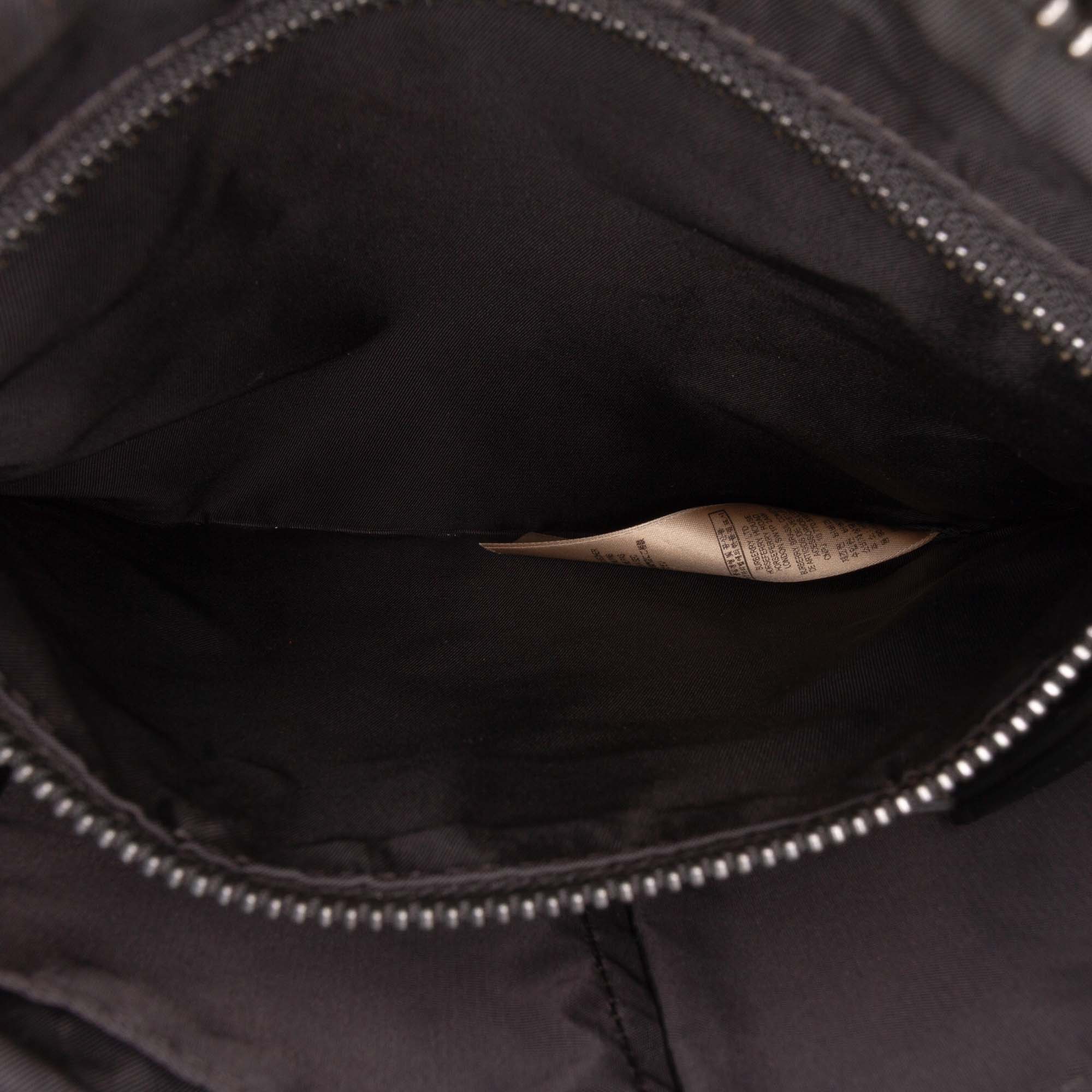 Smoke Check Nylon Crossbody
