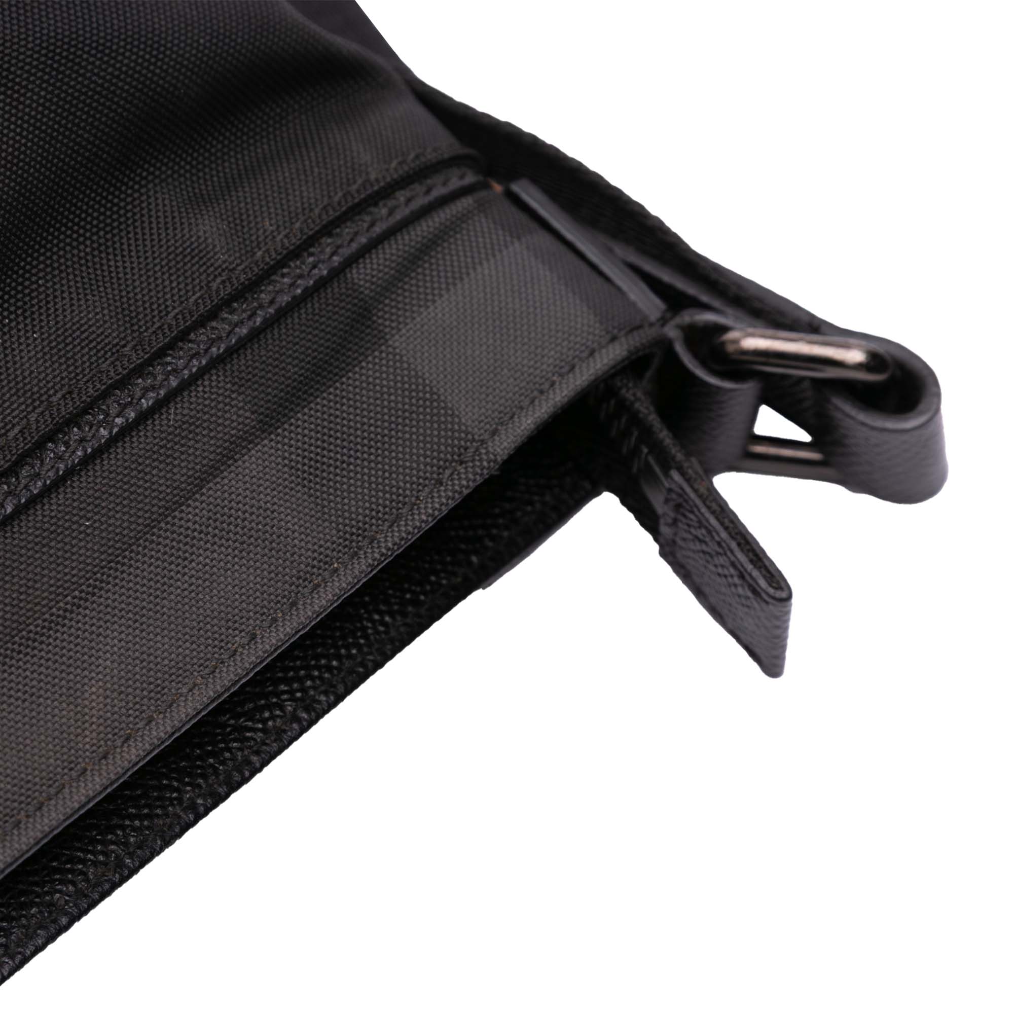Smoke Check Nylon Crossbody