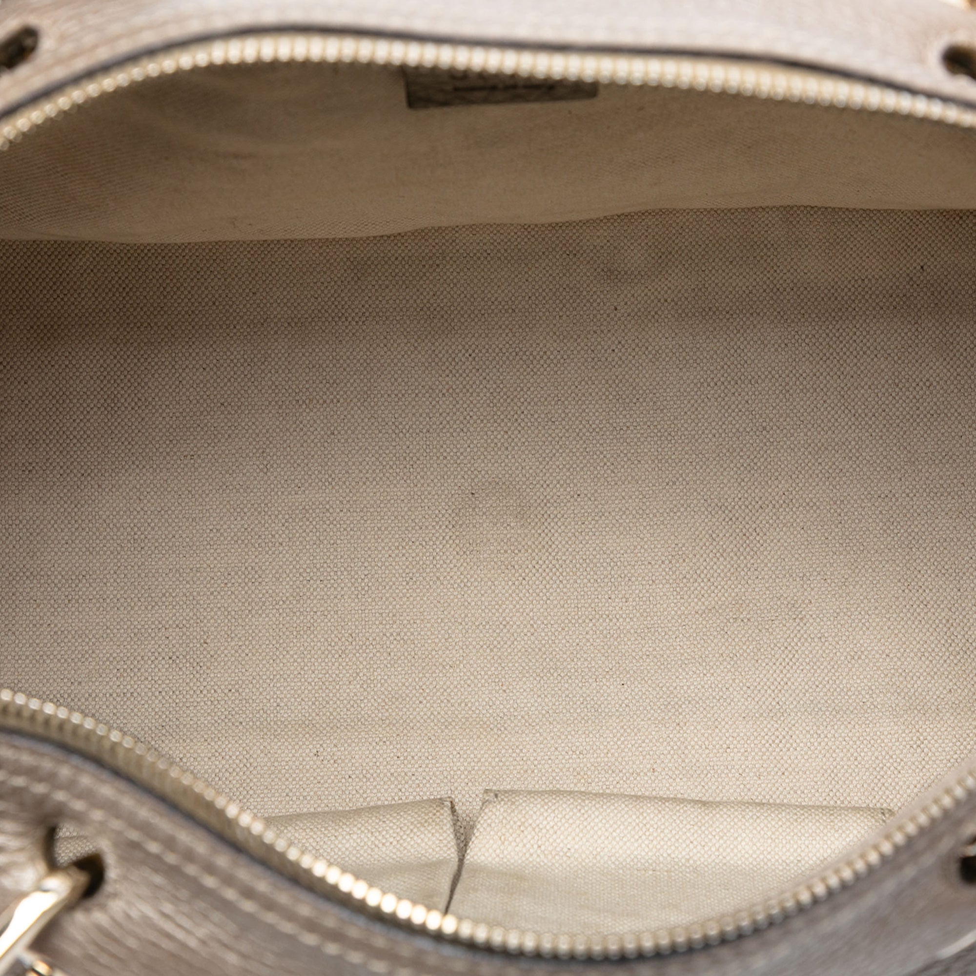 Medium Calfskin Bamboo Shopper Boston Bag