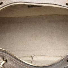 Medium Calfskin Bamboo Shopper Boston Bag