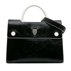 Medium Crinkled Calfskin Diorever Satchel