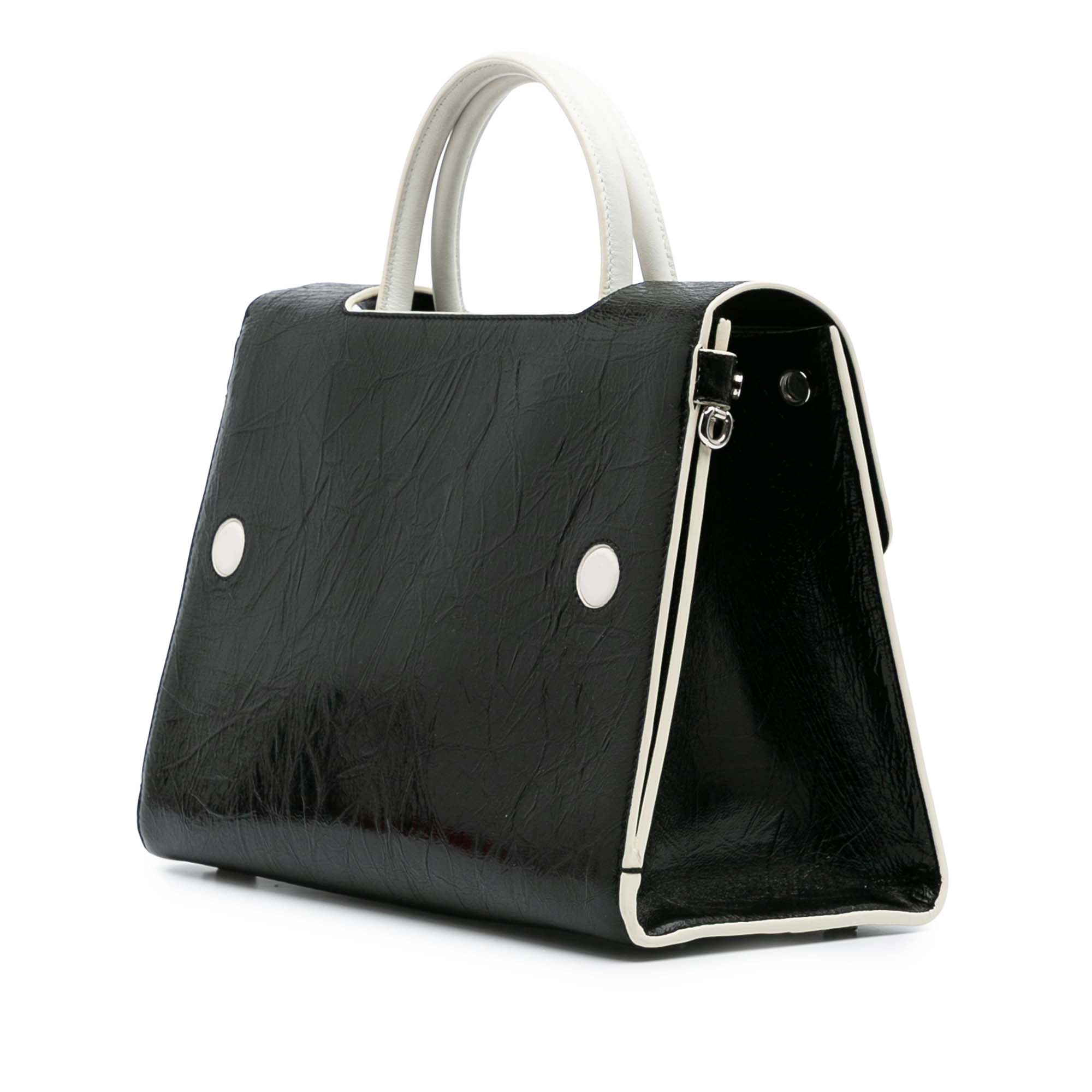 Medium Crinkled Calfskin Diorever Satchel