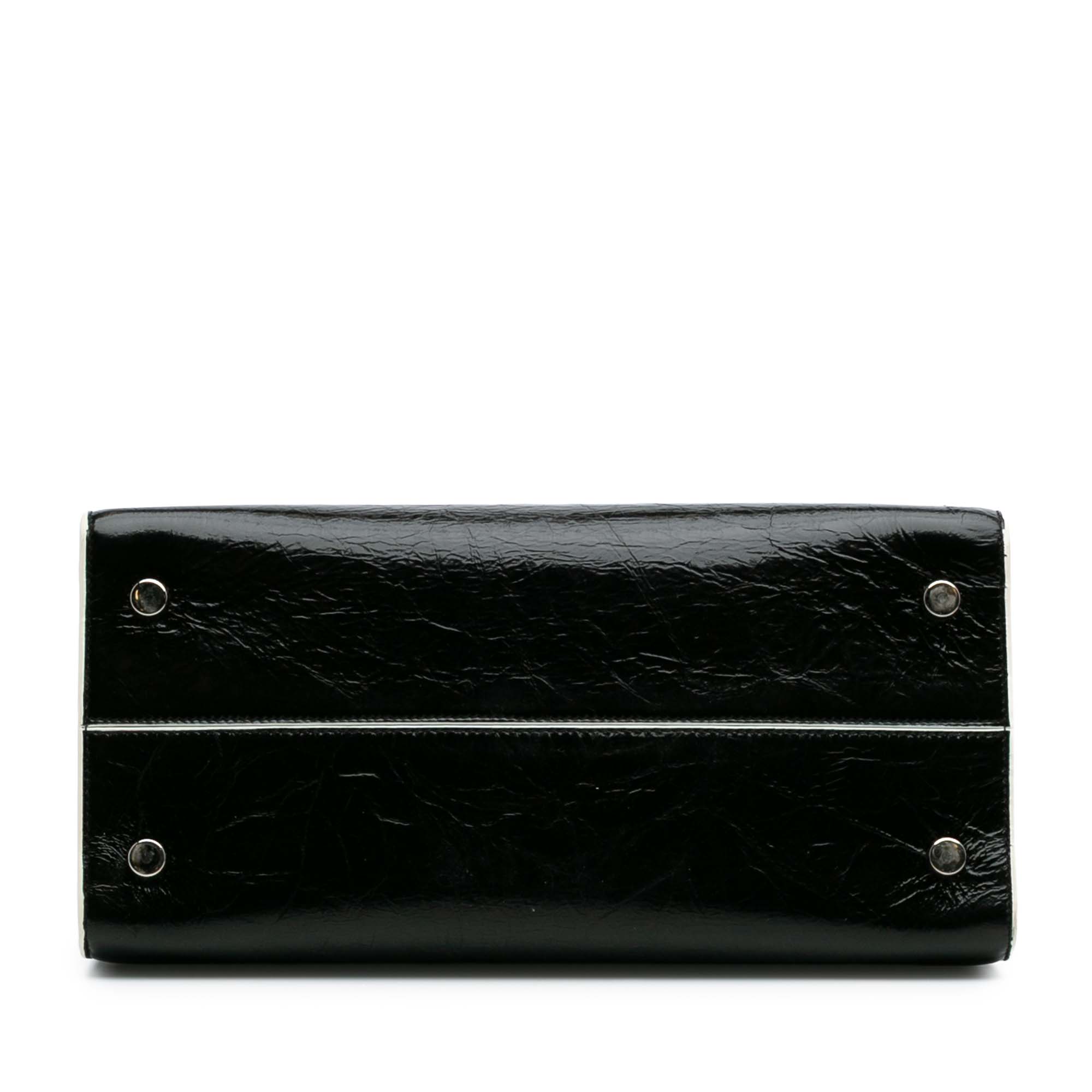 Medium Crinkled Calfskin Diorever Satchel