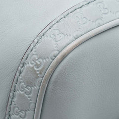 Small Microguccissima Trimmed Leather Joy Boston Bag