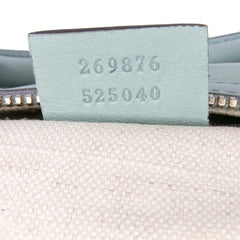 Small Microguccissima Trimmed Leather Joy Boston Bag