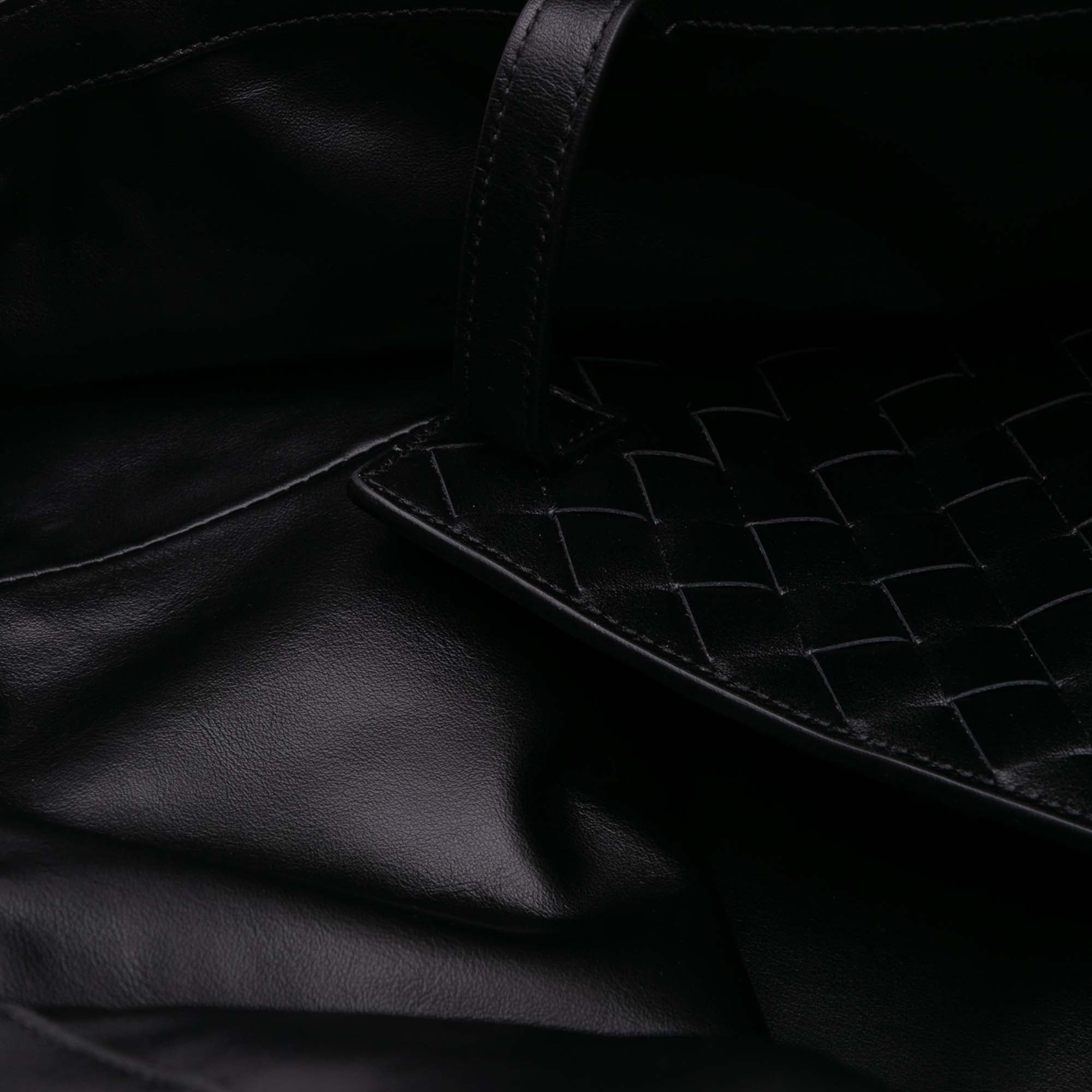 Large Wool and Calfskin Flip Flap Tote